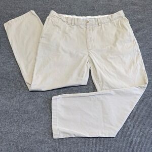 Polo Ralph Lauren Classic Fit Khaki Chinos 42x32 Straight Leg Missing Button